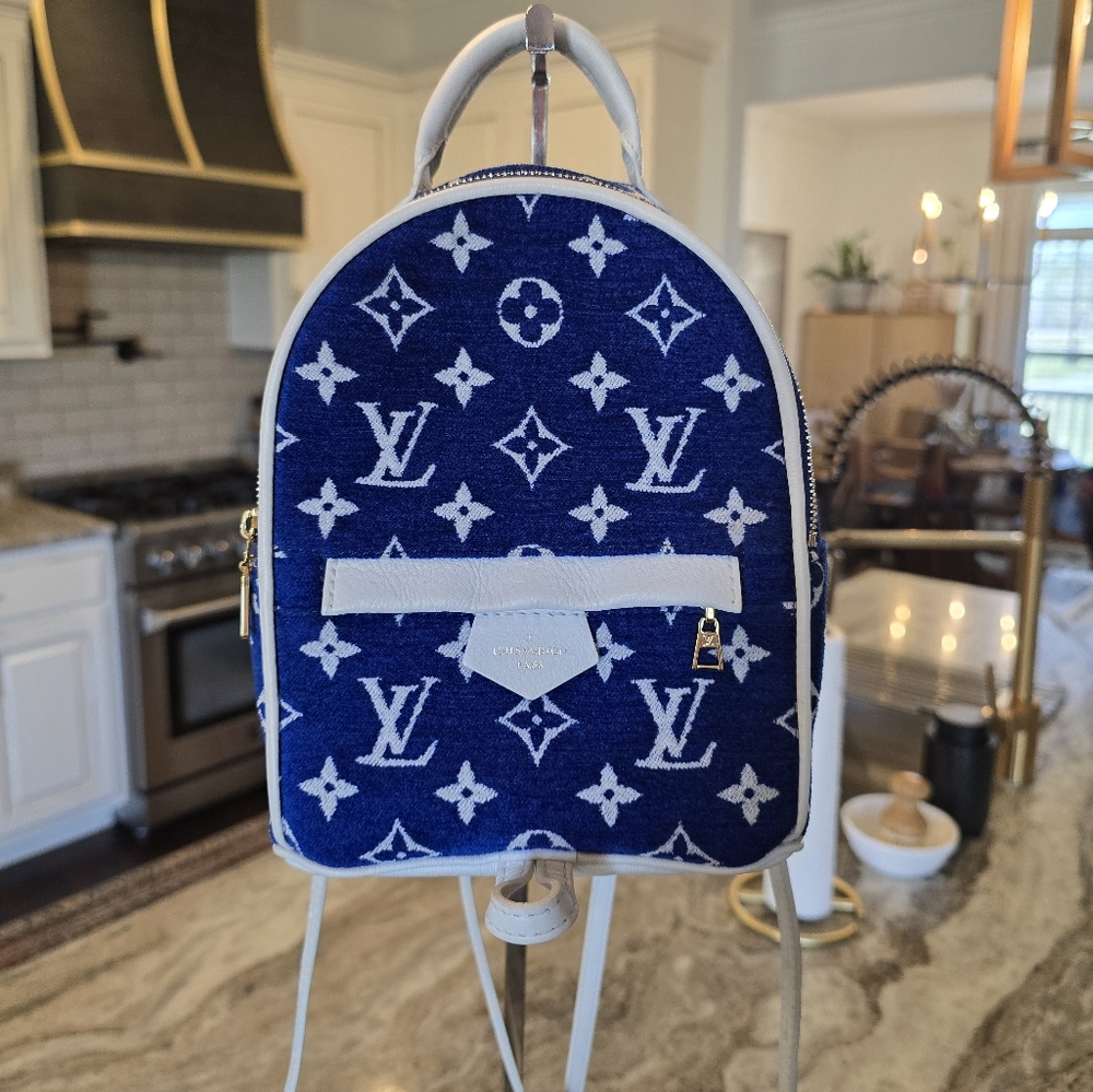 SOLD 💙 Louis Vuitton Palm Springs Mini Blue Limited Edition 💙